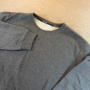Everlast Sweatshirt Mens XL Gray Crew Neck Pullover Casual Activewear Gym